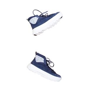 Sorel ONA 503 Knit Mid Sneakers Blue Women's Size 8.5